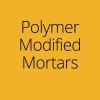 Polymer Modified Mortars